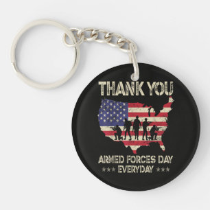 Armed Forces Day Keychain