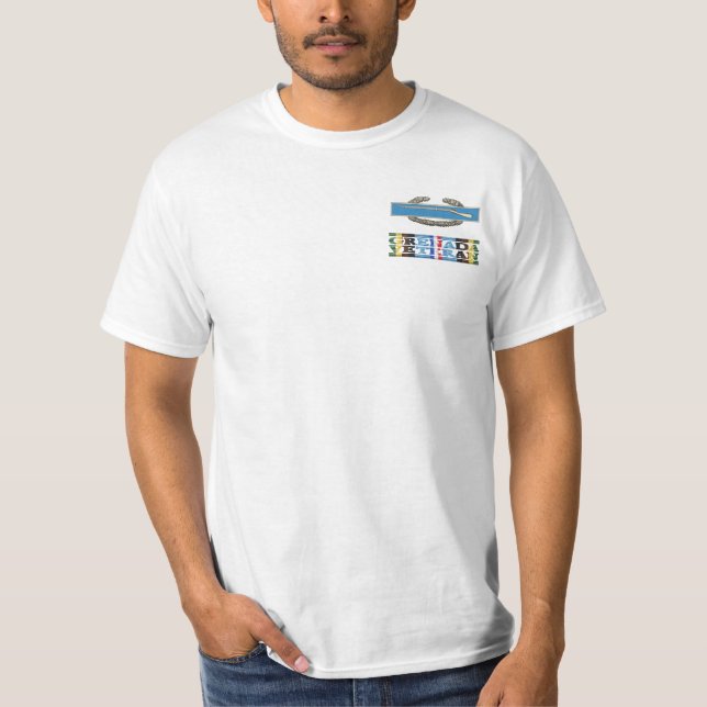 Armed Forces Expeditionary Medal Grenada CIB Shirt (Front)