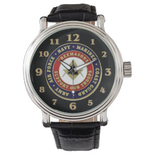 ARMED FORCES FREE MASONS WATCH