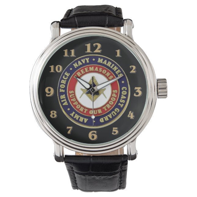 ARMED FORCES FREE MASONS WATCH (Front)