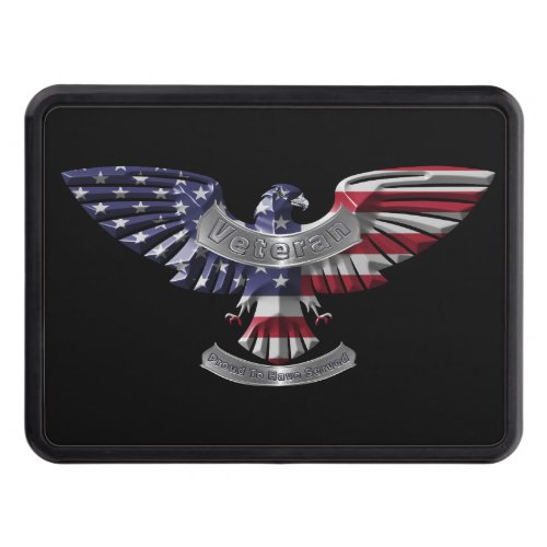 Armed Forces Veteran Eagle  Hitch Cover