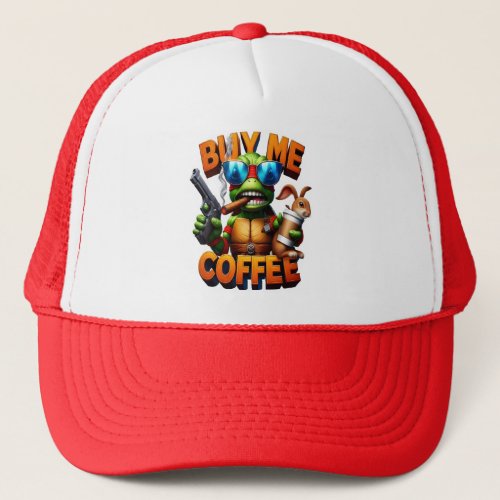 Armed Reptiles Morning Brew Buy Me A Coffee Trucker Hat