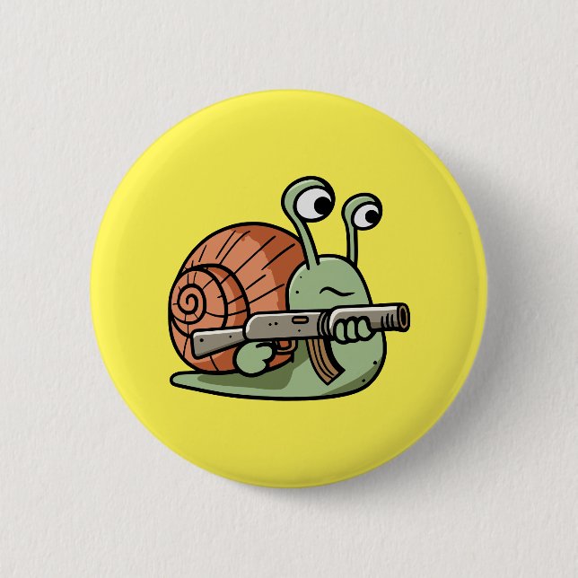 Armed Snail Button (Front)