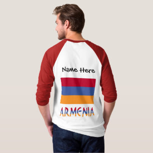 Armenia and Armenian Flag Personalized  T-Shirt