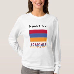 Armenia and Armenian Flag Personalized  T-Shirt