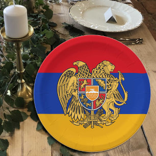 Armenia, Armenia Flag - party, birthday /sports Paper Plates