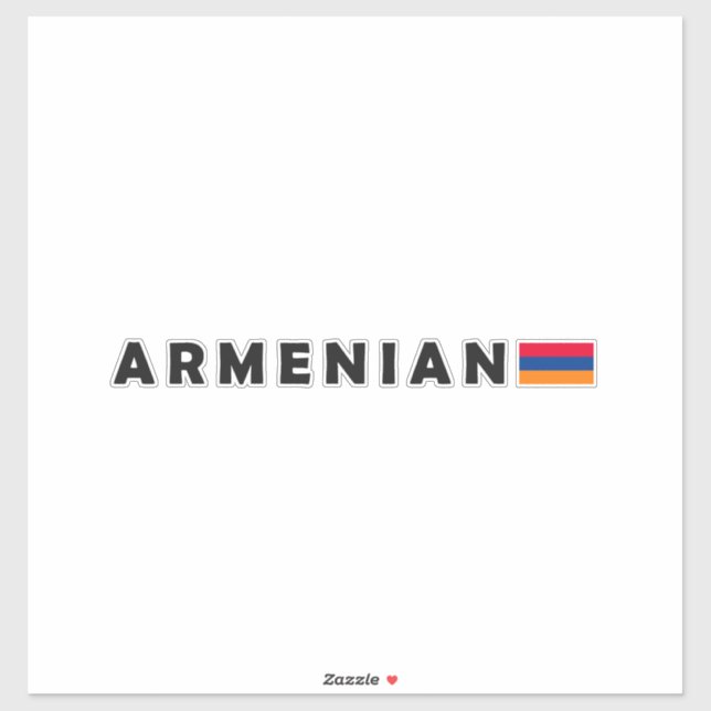 Armenia, Armenian design  Sticker (Sheet)