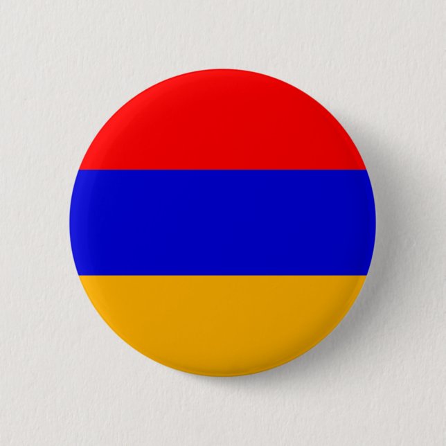 Armenia - Armenian Flag Button (Front)