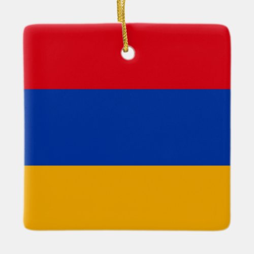 Armenia Armenian Flag Ceramic Ornament