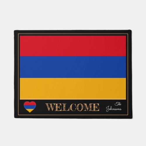 Armenia  Armenian Flag mats sports Welcome
