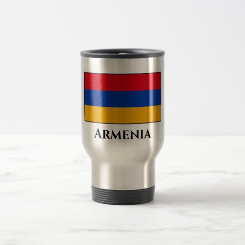 Armenia Armenian Flag Travel Mug