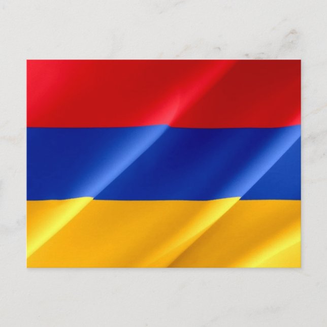 Armenia - Armenian flag waving - Postcard (Front)