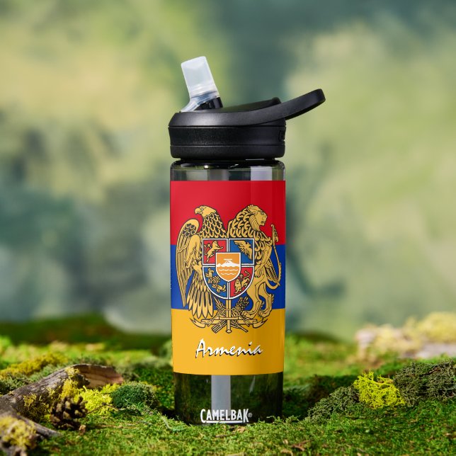 Armenia bottle, patriotic Armenian Flag Water Bottle (Outdoor)