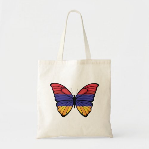 Armenia Butterfly pride Flag T_Shirt Throw Pillow  Tote Bag