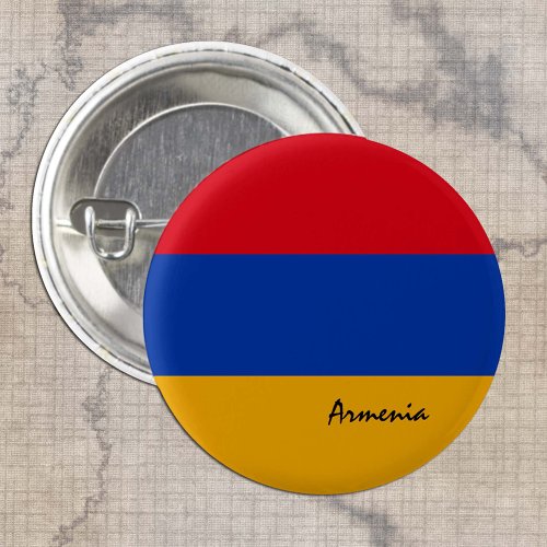 Armenia button patriotic Armenian Flag fashion Button