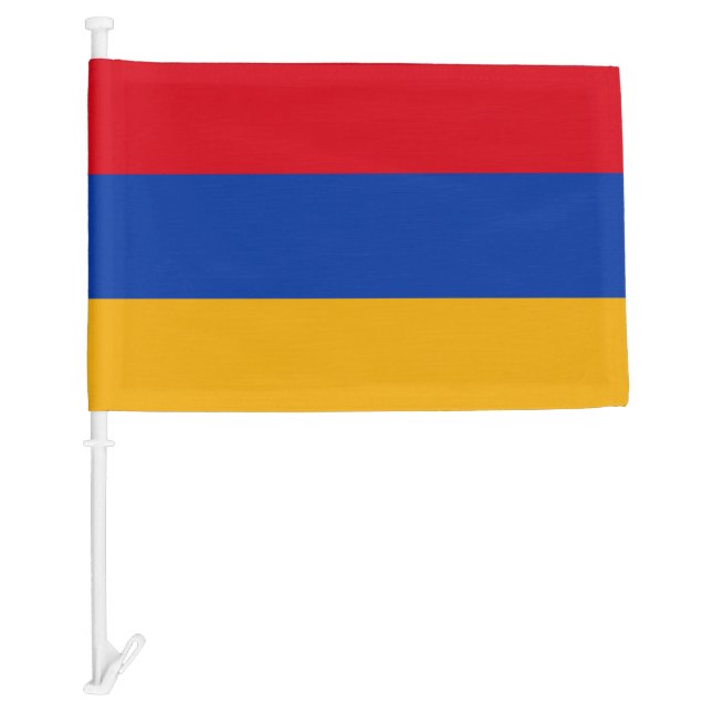 Armenia Car Flag Patriotic Hayastan Pride (Front)