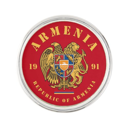 Armenia Coat of Arms Lapel Pin