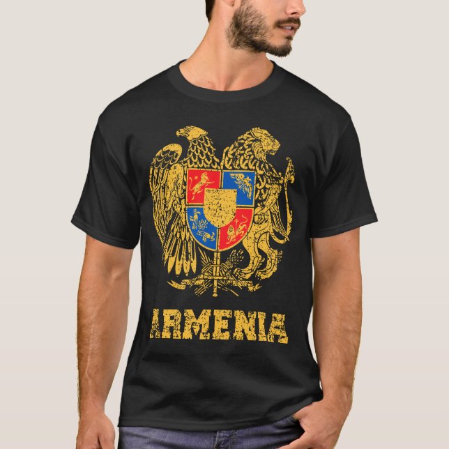 Armenia Coat of Arms T-Shirt (Front)