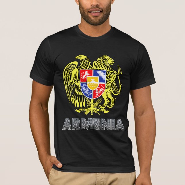 Armenia Coat of Arms T-Shirt (Front)