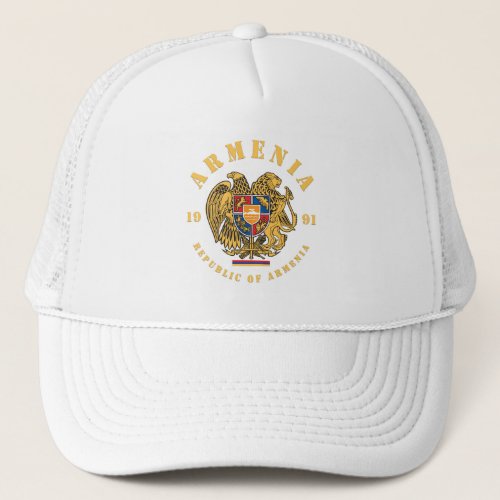 Armenia Coat of Arms Trucker Hat