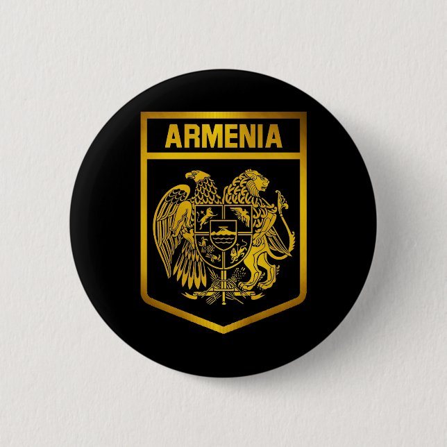 Armenia Emblem Pinback Button (Front)