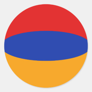 Armenia Fisheye Flag Sticker