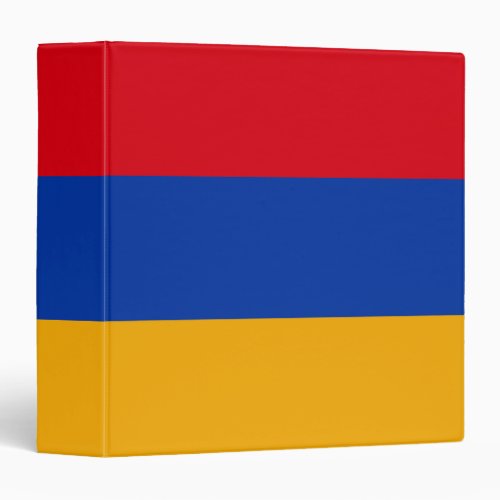 Armenia Flag 3 Ring Binder