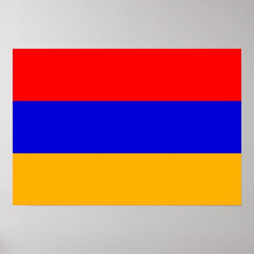 Armenia Flag Armenian Poster