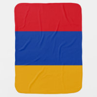 Armenia flag baby blanket