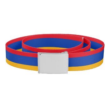 Armenia Flag Belt by FlagGallery at Zazzle