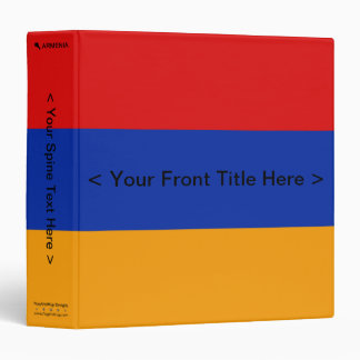 Armenia Flag Binder