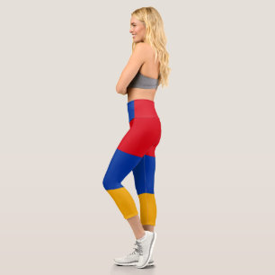 Armenia Flag Capri Leggings