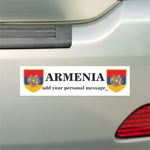 Armenia Flag Car Magnet