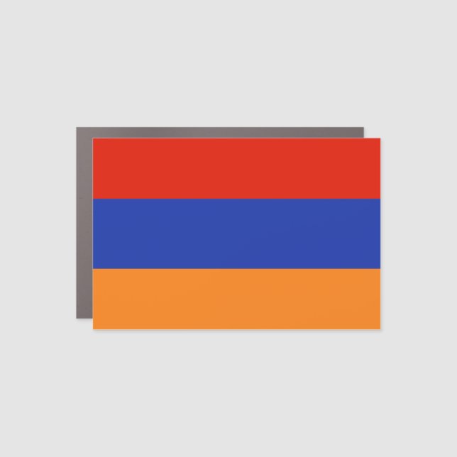 Armenia Flag Car Magnet (Front)