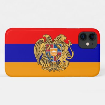 Armenia Flag Iphone 11 Case by GrooveMaster at Zazzle