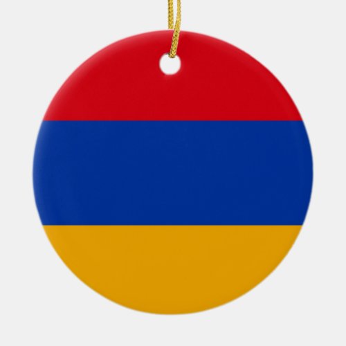 Armenia Flag Ceramic Ornament