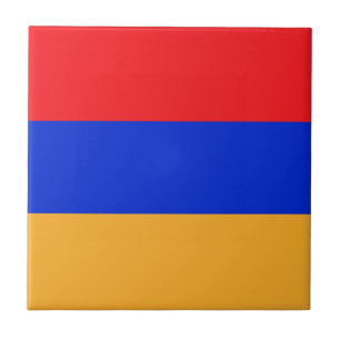 Armenia flag ceramic tile