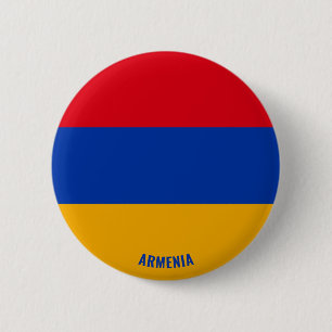 Armenia Flag Charming Patriotic Button