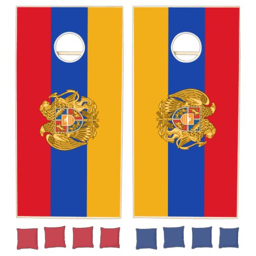 Armenia Flag Cornhole Set