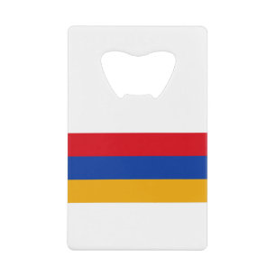 Armenia Flag Credit Card Bottle Opener