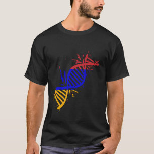 Armenia Flag DNA Molecule Armenian Roots Armenian  T-Shirt