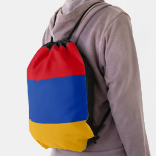 Armenia Flag Drawstring Bag