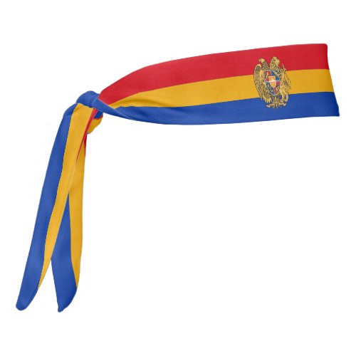 Armenia Flag Elegant Patriotic Tie Headband