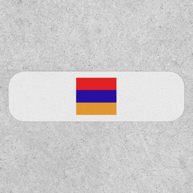Armenia Flag Emblem Patch (Front)