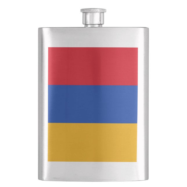 Armenia Flag Flask (Front)