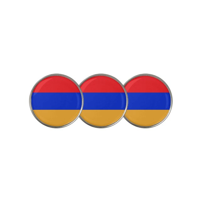 Armenia flag golf ball marker (3 Up)