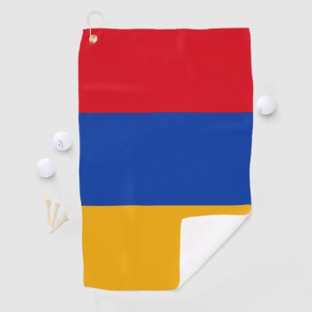 Armenia Flag Golf Towel by FlagGallery at Zazzle