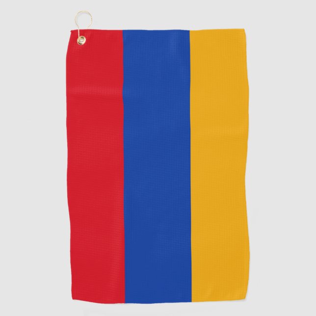 Armenia Flag Golf Towel (Front)
