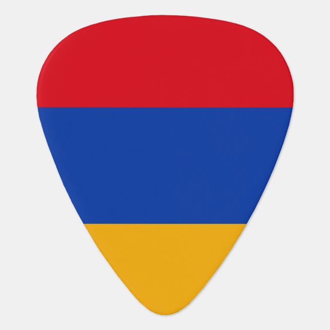 Armenia Flag Guitar Pick (Front)
