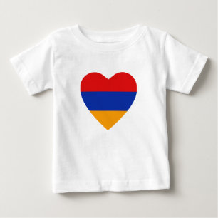 Armenia Flag Heart T-Shirt